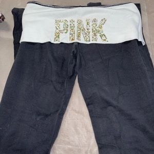 RARE VS Pink Yoga Pants medium